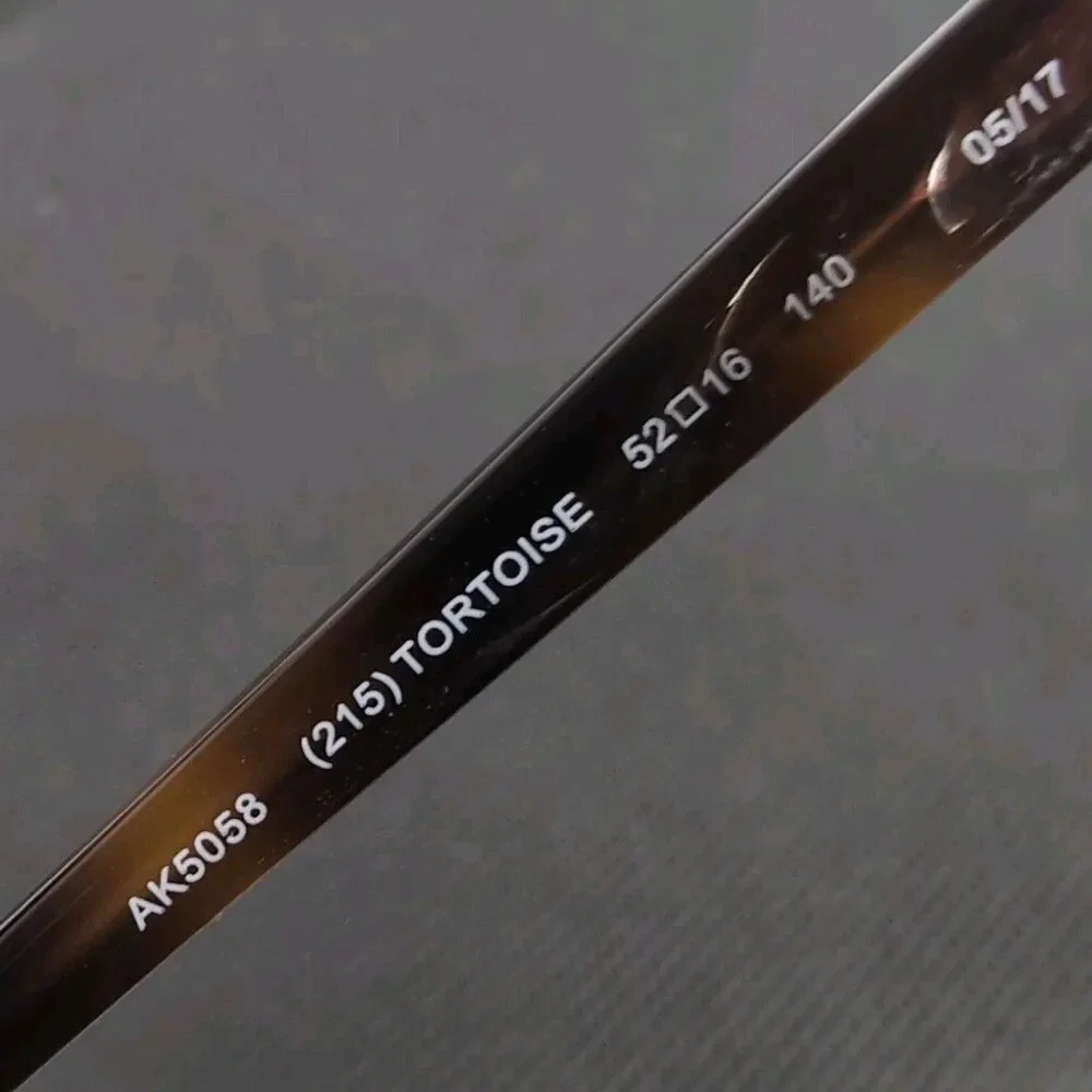 Ann Klein 215 Brown Tortoise AK5850 Hinged Eyeglass Frames Only 52-16-140